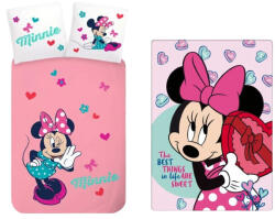  Minnie gyerek, ovis ágyneműhuzat és polár takaró szett (Whisper) (EKING0396)