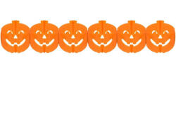  Halloween Tök papír girland 300 cm (MLG614371)