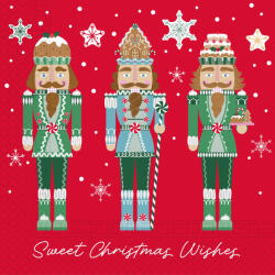  Karácsonyi Sweet Wishes szalvéta 20 db-os 33x33 cm FSC (PNN97542) - eking