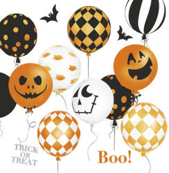  Halloween Scary Balloons szalvéta 20 db-os 33x33 cm (PKK056831) - eking