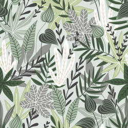  Virág Green Leaves szalvéta 20 db-os 33x33 cm (PKK057258) - eking
