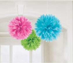  Színes Multicolour függő pom pom dekoráció 3 db-os (DPA180559055)
