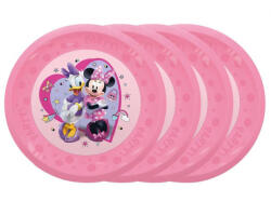  Disney Minnie Junior micro prémium műanyag lapostányér 4 db-os szett 21 cm (PNN96263) - eking