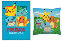  Pokémon polár takaró és párna szett, 2 részes (Blue) (EKING0385)