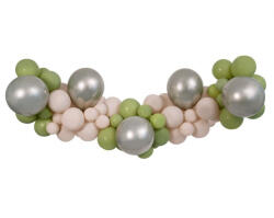  Színes Champagne-Latte léggömb, lufi girland szett 65 db-os (MLG032062) - eking
