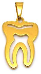  Rozsdamentes acél fog medál fogorvosok számára: Arany