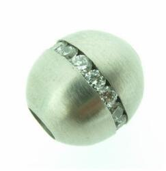  Medál acél golyó kövekkel