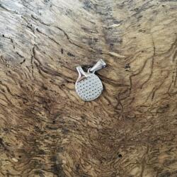  Rozsdamentes acél ping-pong ütő, ütő, asztalitenisz medál