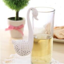  Tea-szűrő szilikon hattyú: Fehér