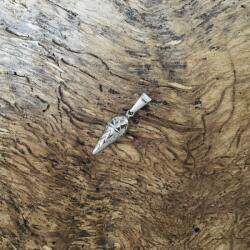  Rozsdamentes acél medál fagylalt, fagylalt tölcsérben, ice cream