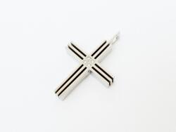  Medál kicsi kereszt kövekkel