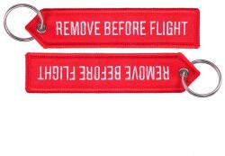  Textil kulcstartó Remove Before Flight felirattal