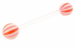  Piercing banán narancssárga műanyag