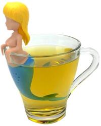  Tea-szűrő szilikon hableány, tengerészeknek: Borostyán