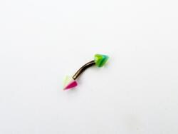  Szemöldök piercing acél burkolat