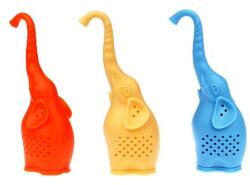  Tea-szűrő szilikon elefánt, szerencse gyanánt: Borostyán