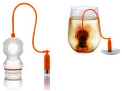  Tea-szűrő szilikon búvár, diver: Világoszöld