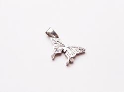  Medál rozsdamentes pillangó kövekkel