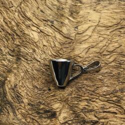  Rozsdamentes acél medál bögre, kávés bögre kávézó kiszolgáló számára: Ezüst