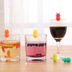  Jelölő party ananász, üveg és bögre jelölő, 6 db -os csomag