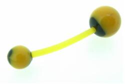  Piercing banán sárga műanyag