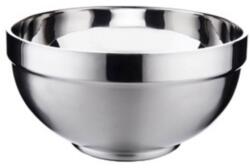  Fényes rozsdamentes acél tál nyúzzák 18 cm