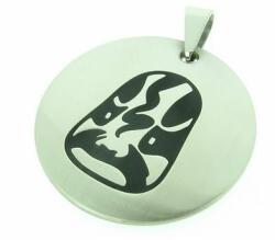  Amulett acélból fekete motívummal