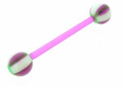  Piercing banán műanyag lila