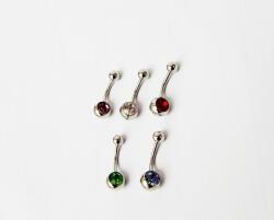  Köldök piercing sebészeti acélból