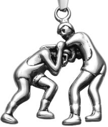  Rozsdamentes medál, harcosok, bunyósok, birkózás