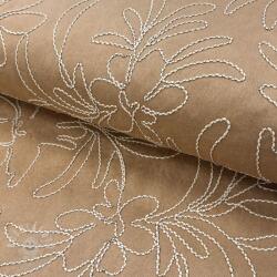  Bársony Tape flower beige