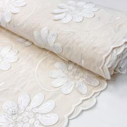  Pamutvászon EMBROIDERY Bellagio butter