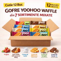 Ambrosia Cutie 12 Buc Gofre YooHoo Waffle 50 g - din 7 Sortimente Mixate
