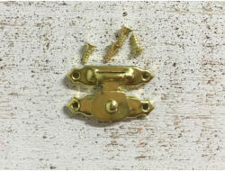  Csat szimpla arany 5db/csomag - fadobozra, albumra és scrapbookhoz