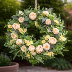  Tavaszi Napfény Koszorú - Csináld Magad Csomag (45 cm) - tavaszi DIY projekthez