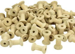  Fa orsó mini 3cm 50db/csomag - OKOSÁR! - kreatív alkotáshoz