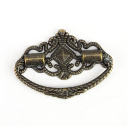  Fém fogantyú + csavarok 5db/csomag - fadobozra, albumra és scrapbookhoz - papelito - 939 Ft