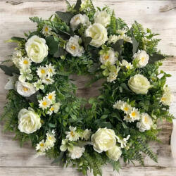  Friss Tavaszi Elegancia Koszorú - Csinál Magad Csomag (45cm) - tavaszi DIY projekthez