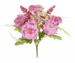 Decorer Buchet flori artificiale roz verzi 30 cm (A56.34.57B)