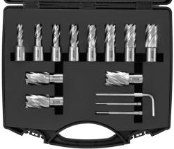 VEVOR Set burghie pentru metal VEVOR 10190010213, 13 piese, otel rapid M2AL, adancime taiere 25, 4 mm (10190010213) Burghiu