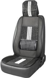 AMiO Husa scaun auto cu bile de masaj, suport lombar si tetiera, dimensiuni 131 x 46 cm, culoare Neagra (AVX-AM03648) - mobiplaza