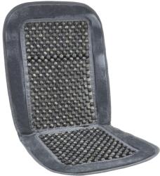 AMiO Huse auto cu bile de masaj din lemn si margine de plus gri CSM-01-Grey (AVX-AM01385) - mobiplaza