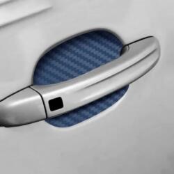 AVEX Set 4 bucati protectie zgarieturi manere usa din autocolant carbon 3D Albastru (AVX-PROT16) - mobiplaza