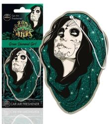Aroma Car Odorizant Auto AROMA DIA DE LOS MUERTOS Green Diamond Girl (AVX-AMA83279) - mobiplaza