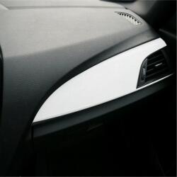 Folie Auto Colantare Trimuri, Model Piele Alba, 100 x 45cm (AVX-AX2840)