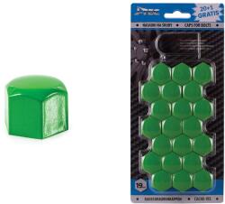 J-TEC Set capace prezoane 19 mm, culoare Verde (AVX-AMG21307) - mobiplaza