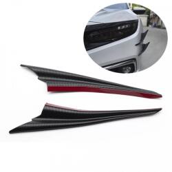  Set 2 aripioare ornamentale bara tuning, model SHARK, finisaj Carbon (AVX-T270121-5)
