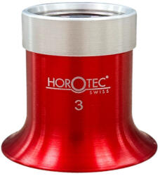 Horotec Червена анодизирана лупа 3.5x за часовникари Horotec MSA00.033-3