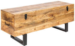 Invicta interior Dulap pentru banca FACTORY LOFT 115 cm lemn de mango natural (39663)