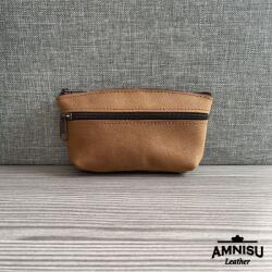 Amnisu Barna kettő cipzáras kulcstartó B9006